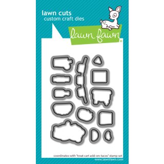 Lawn Fawn, lawn cuts/ Stanzschablone, treat cart add-on: tacos