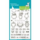 Lawn Fawn, clear stamp, summer friends