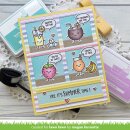 Lawn Fawn, clear stamp, summer friends