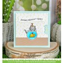 Lawn Fawn, clear stamp, keep on swimming add-on