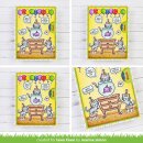 Lawn Fawn, clear stamp, keep on swimming add-on