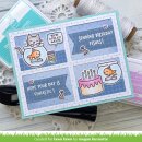 Lawn Fawn, clear stamp, keep on swimming add-on
