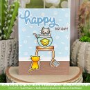 Lawn Fawn, clear stamp, keep on swimming add-on