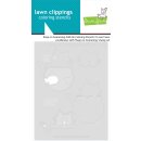 Lawn Fawn, coloring stencils, keep on swimming add-on