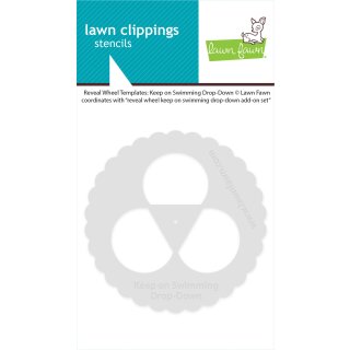 Lawn Fawn, reveal wheel templates: keep on swimming...