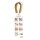 papier + ideen, Quilling Papierstreifen Luxus Supergold, 1mm