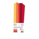 papier + ideen, Papierstreifen Mix 15mm, Flammender Herbst