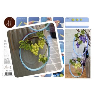Hanne Olesen, Quilling Anleitung - Trauben