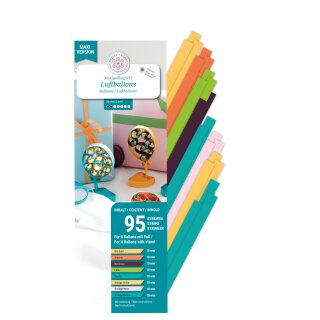 papier + ideen, Quilling Kit, Maxiquilling Luftballons