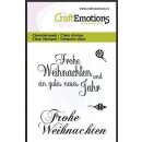 CraftEmotions, Clear Stamps, Weihnachtstext