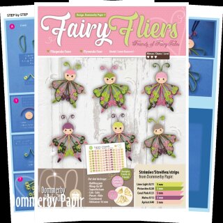 Dommerby Papir, Quilling Anleitung - fliegende Feen