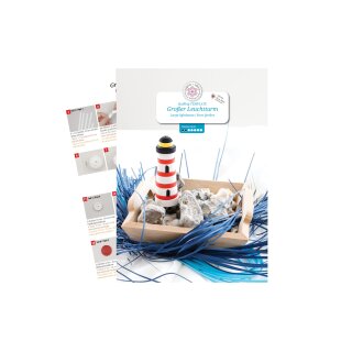 papier + ideen: Quilling Anleitung, Großer Leuchtturm