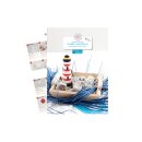 papier + ideen: Quilling Anleitung, Großer Leuchtturm