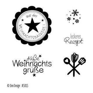 Dini Design, Clearstamp, Weihnachtsbäckerei