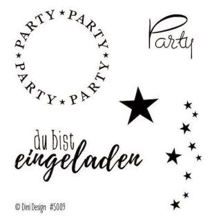 Dini Design, Clearstamp, Party