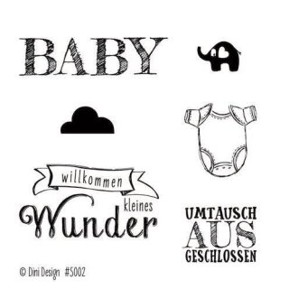 Dini Design, Clearstamp, Baby