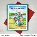 Sweet November Stamps, clear stamp, July Ruby Dragon