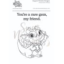 Sweet November Stamps, clear stamp, August Peridot Dragon