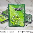 Sweet November Stamps, clear stamp, August Peridot Dragon