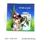 Sweet November Stamps, clear stamp, Flutterbee Kaylee