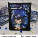 Sweet November Stamps, clear stamp, Flutterbee Kaylee