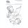 Sweet November Stamps, clear stamp, Fairwee Sun Bathers