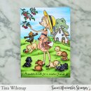 Sweet November Stamps, clear stamp, Bountiful Blessings: Cherry on Top