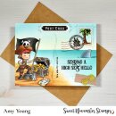 Sweet November Stamps, clear stamp, Fantasy Post Marks