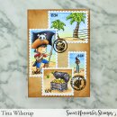 Sweet November Stamps, clear stamp, Fantasy Post Marks