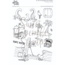 Sweet November Stamps, clear stamp, Background Builder:...