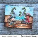 Sweet November Stamps, clear stamp, Background Builder: Yo Ho Ho