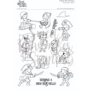 Sweet November Stamps, clear stamp, A Wee Bit of Piracy