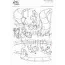 Sweet November Stamps, clear stamp, Water Park Party
