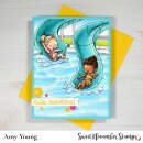 Sweet November Stamps, clear stamp, Water Park Party
