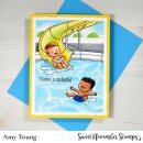 Sweet November Stamps, clear stamp, Water Park Party
