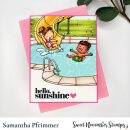 Sweet November Stamps, clear stamp, Water Park Party