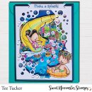Sweet November Stamps, clear stamp, Water Park Party