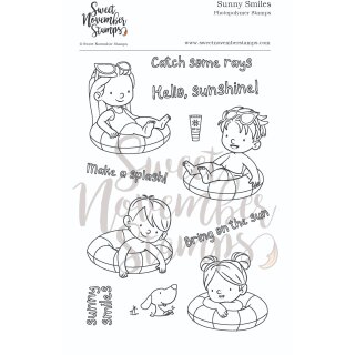Sweet November Stamps, clear stamp, Sunny Smiles