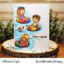 Sweet November Stamps, clear stamp, Sunny Smiles