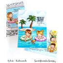 Sweet November Stamps, clear stamp, Sunny Smiles