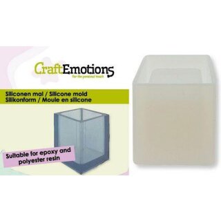 Craft Emotions, Silikonform 5 x 6 cm, Behälter-Rechteck