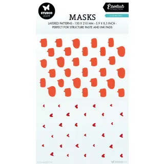 Studio Light, Mask - Essentials Nr.176 - Love Pattern