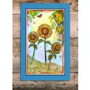 Lavinia Stamps, clear stamp - Open Sunflower