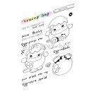 Tracey Hey, clear stamp A6, "Egg-Cellent"