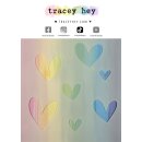 Tracey Hey, Stencil "Hearts"