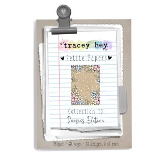 Tracey Hey, Petite Papers – Collection 13 - Daises...