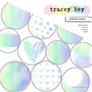 Tracey Hey, Paper Pad – prehistoric pastels