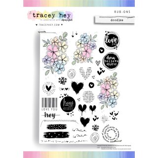 Tracey Hey, Rub-Ons – “Doodles”