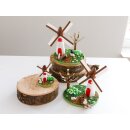 papier + ideen, Quilling Kit - Windmühle und Landschaft