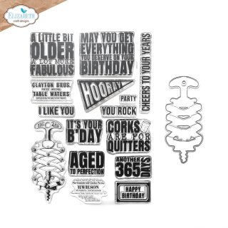 Elizabeth Craft Designs, Clear Stamps, Celebrations